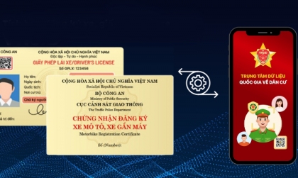 Người dân có thể bấm biển số xe qua VNeID tại nhà từ 1/8/2024